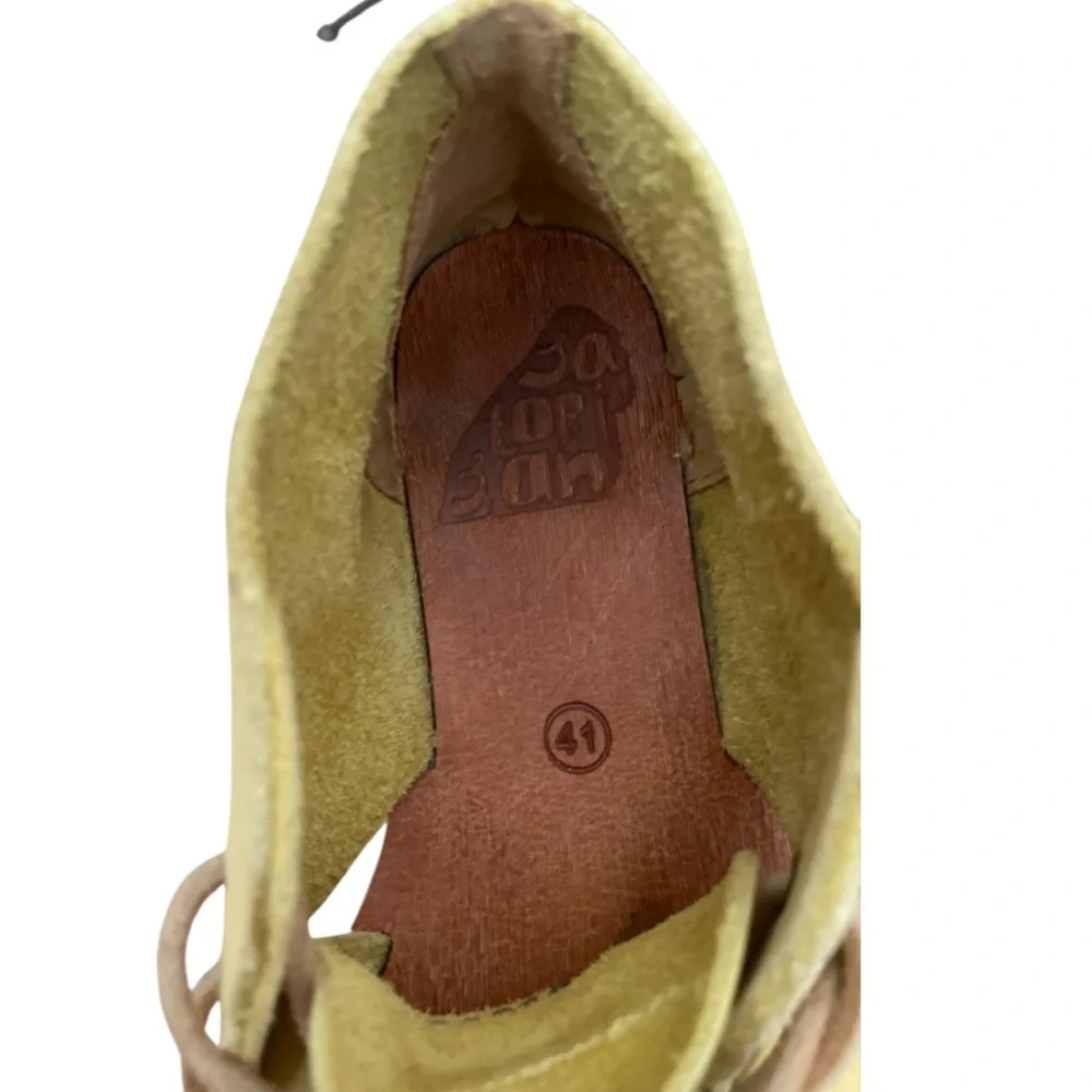 Satorisan Benirras Mid Astex Desert Boots Gilded Bamboo Men’s EU 41 US 8–8.5